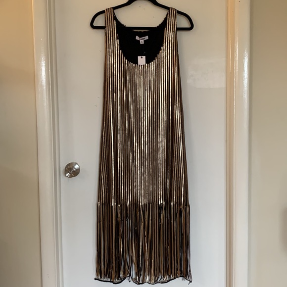 ✨New Years✨ Fringe Sequin Midi Dress - Picture 2 of 7
